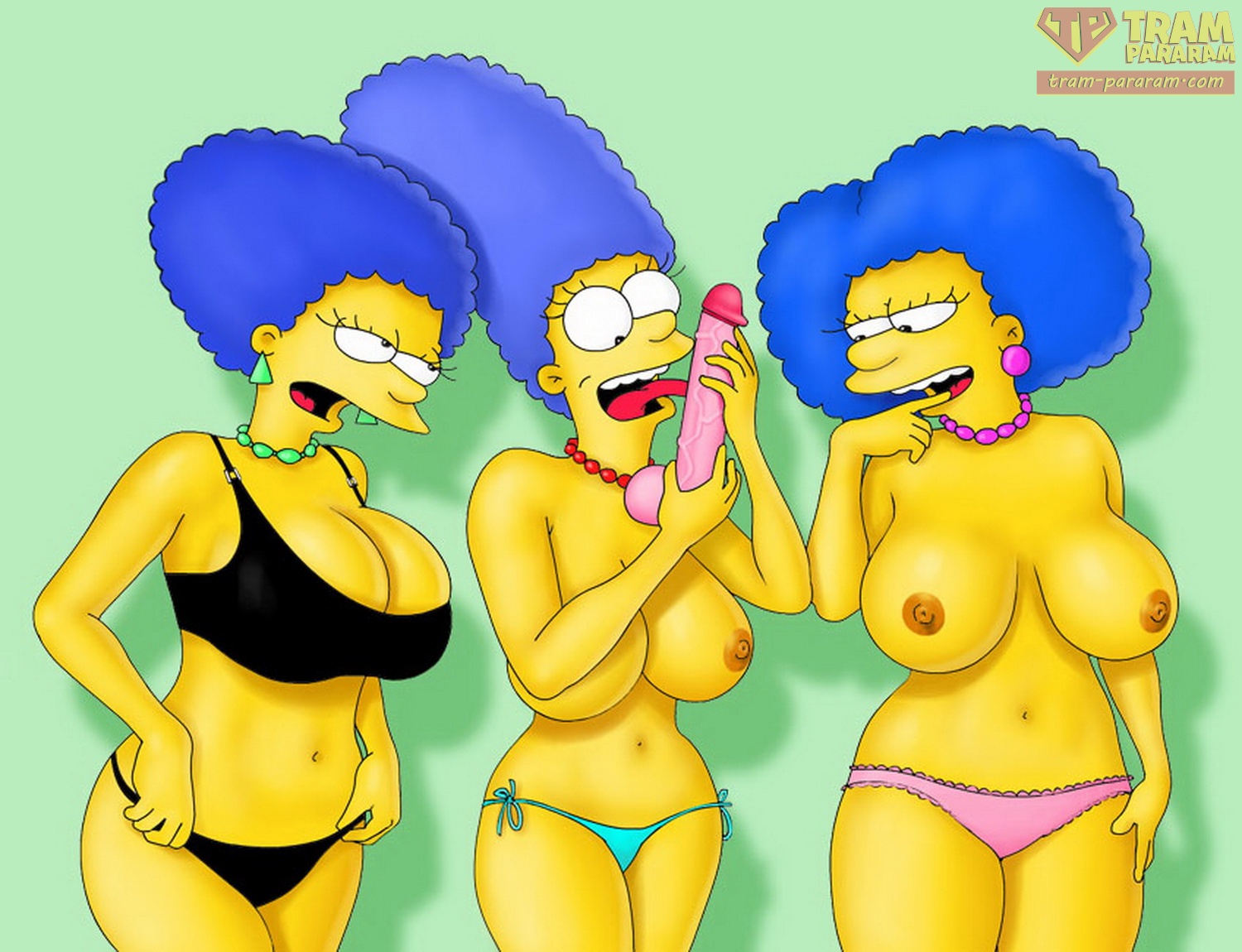 Tram Pararam Porn Simpsons Marge Selma And Patty