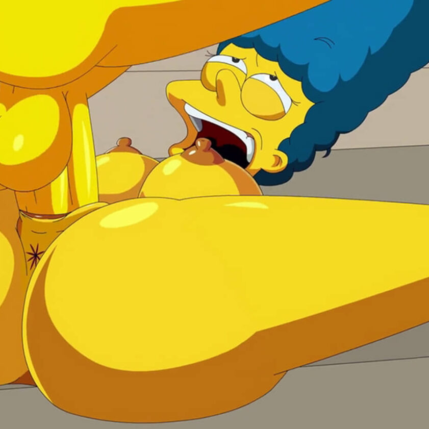 Nude Marge Simpson In Bdsm Game