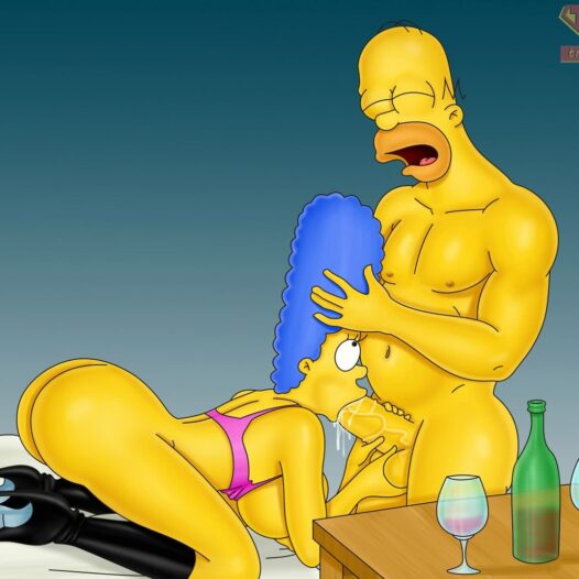 Nude Marge Simpson In Bdsm Game