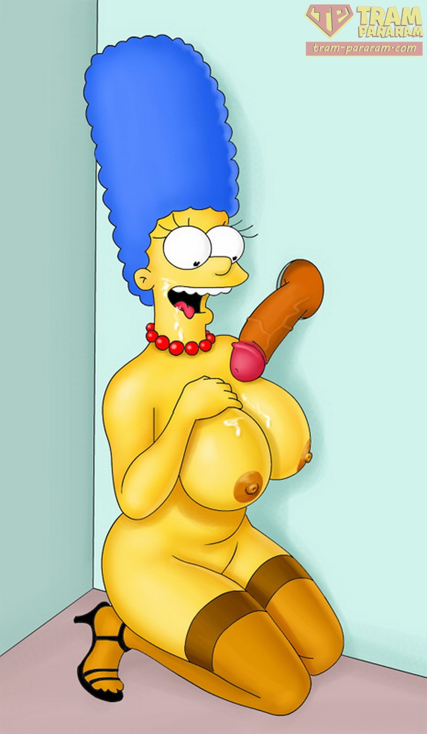 Marge simpson sucks cock