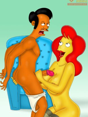 Interracial fucking in Simpson porn Cartoon Cum Cartoon Cum