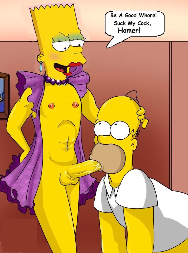 Bart and Homer Simpson Porn