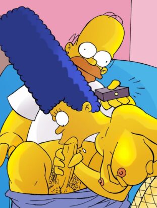 The Simpsons Homer and Marge Sex Cartoon Blowjob Cartoon Blowjob