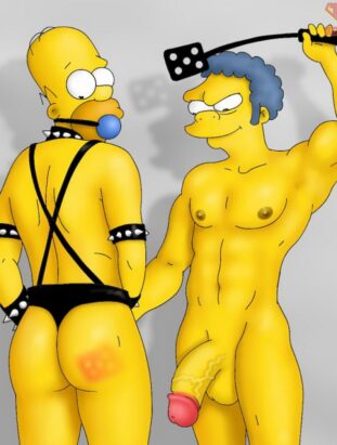 Homer Simpson Naked Cartoon Bondage Cartoon Bondage
