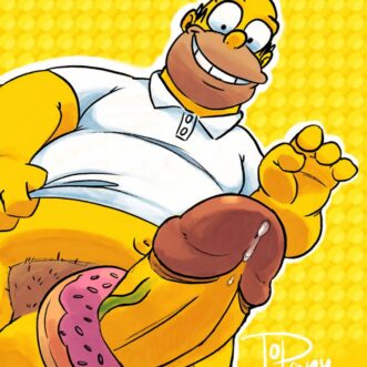 Homer Simpson Penis Homer Simpson Gay Cartoon