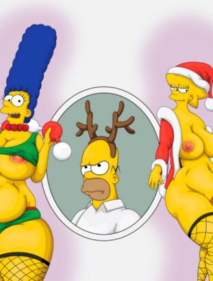 Lisa and Marge Simpson Naked (18yo) Sexy Cartoon Sexy Cartoon