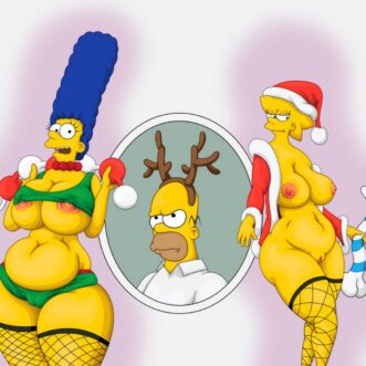 Lisa and Marge Simpson Naked (18yo) Lisa Simpson Cartoon MILF