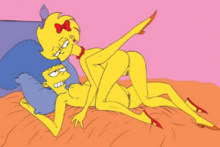 Marge and Lisa Lesbian Sex (18yo) Lisa Simpson Futanari Cartoon