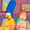 Marge and Lois Nude Porn Marge Simpson Big Tits Cartoon