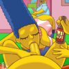 Marge Simpson Blowjob Barney Gumble Sexy Cartoon
