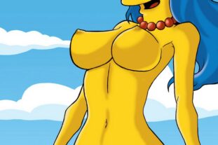 Marge Simpson Naked In Bed Marge Simpson Cartoon Gangbang