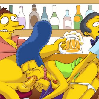 Marge Simpson Sex Cartoons Marge Simpson Cartoon Gangbang