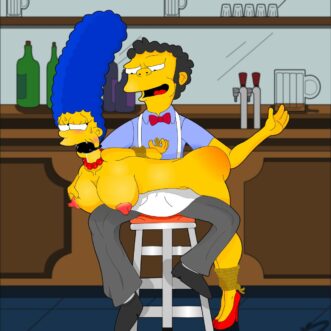 Marge Simpson Spanked Marge Simpson Futanari Cartoon