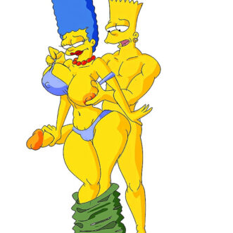 Sexy Marge and Bart Bart Simpson Big Tits Cartoon