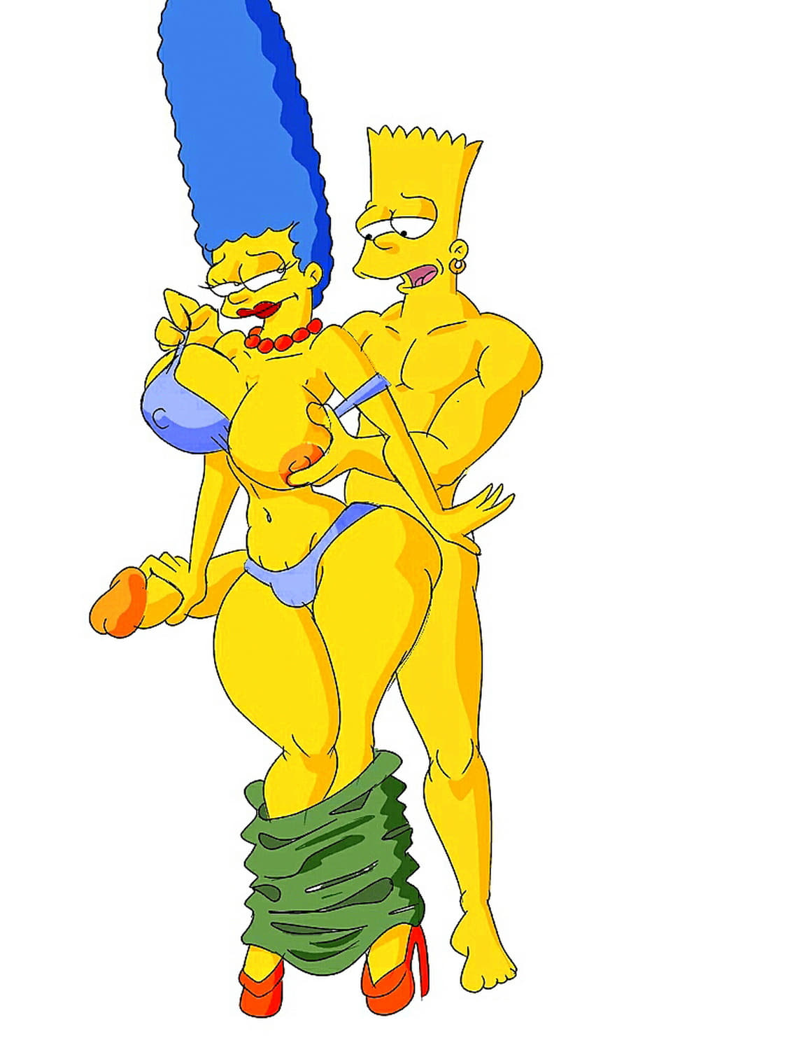 Sexy Marge and Bart 11
