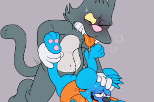 Simpsons Cartoon Porn XXX Itchy and Scratchy Big Dick Hentai