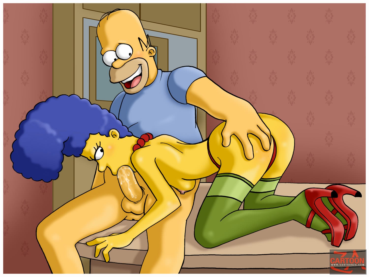The Simpsons Homer and Marge Sex